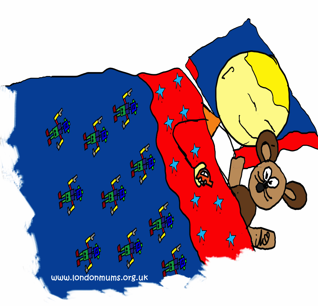 child sleeping illustration london mums magazine