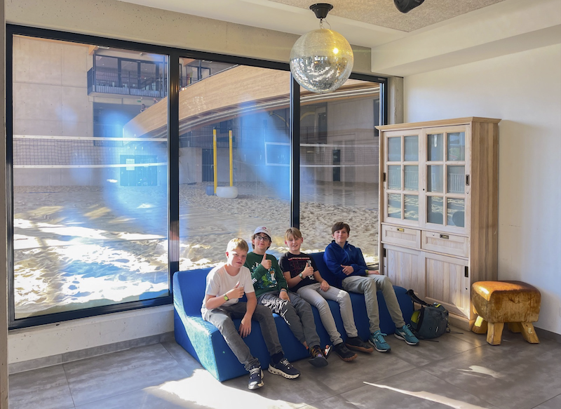 SBL students meet each other in-person - building friendships