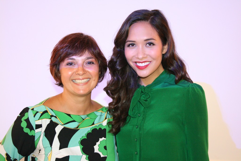 Myleene Klass and London Mums editor Monica Costa in 2011