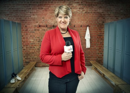 Clare Balding is leading an exclusively female line-up of sporti