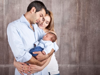 cord blood young family with a baby