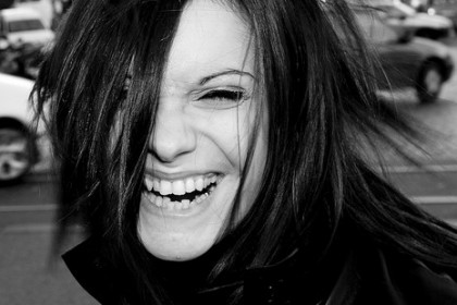 girl laughing, laugh,