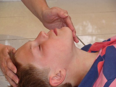 child resuscitation child open airway