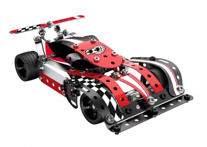 meccano Turbo Evolution red racing car