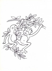 Giovanna Bindi illustration monkeys 2