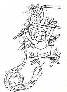 Giovanna Bindi illustration monkeys