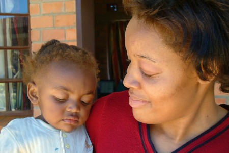 SOS mother and child