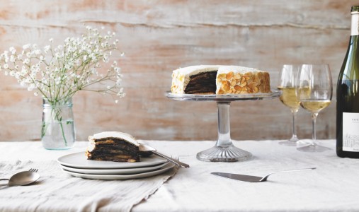 pancake CHOCO SALT CARAMEL STACK recipe