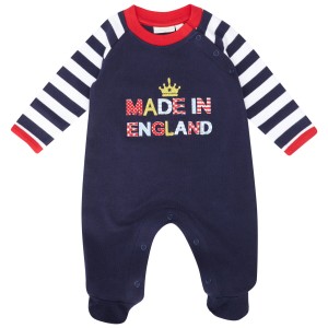 JJ Made In England (Navy Sleepsuit)
