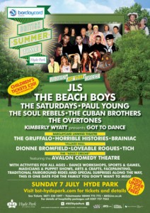 JLS hyde park competition 2013