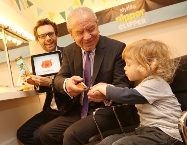 Lord Sugar and Apprentice winner Tom Pellereau test out their la