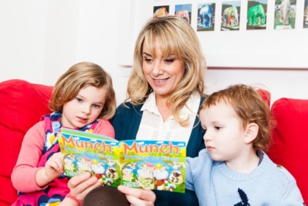munch bunch Actress Tamzin Outhwaite is encouraging parents to get involved with Munch Time 2013