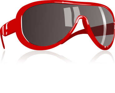 red suglasses