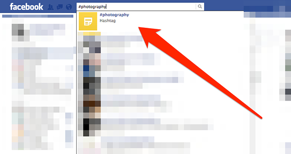 Facebook hashtags search photography