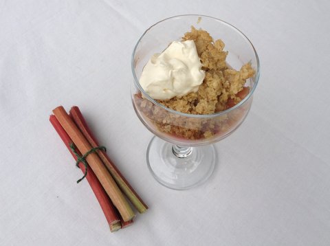 recipe White Chocolate crumble June 13