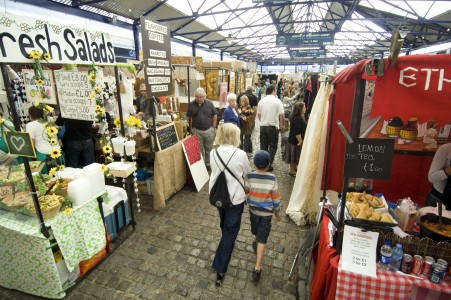 Greenwich market stalls