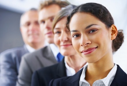 Young business woman