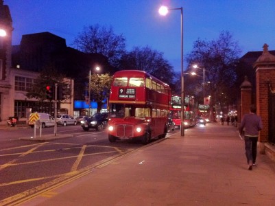 london driving at night