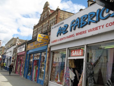 Goldhawk Road fabric shopping