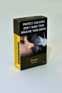 Standardised pack front