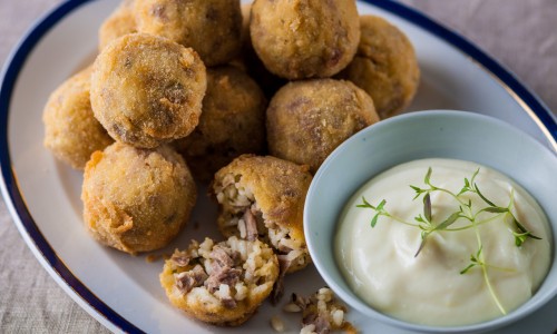 Recipe Great British Chefs Frances Atkins' Turkey Arancini