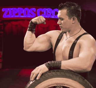 zippos circus A 16 Hercules flexes one of many...CREDIT Piet-Hein Out