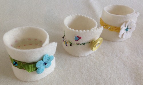 felt napkin rings