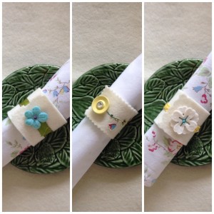 three napkin rings
