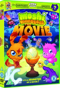 Moshi Monsters Movie DVD London Mums magazine - Approved Pack Shot