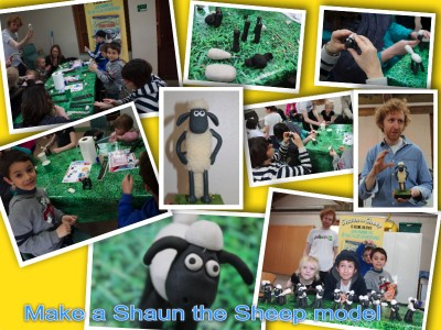 make a shaun the sheep model with Aardmab animator april 2014