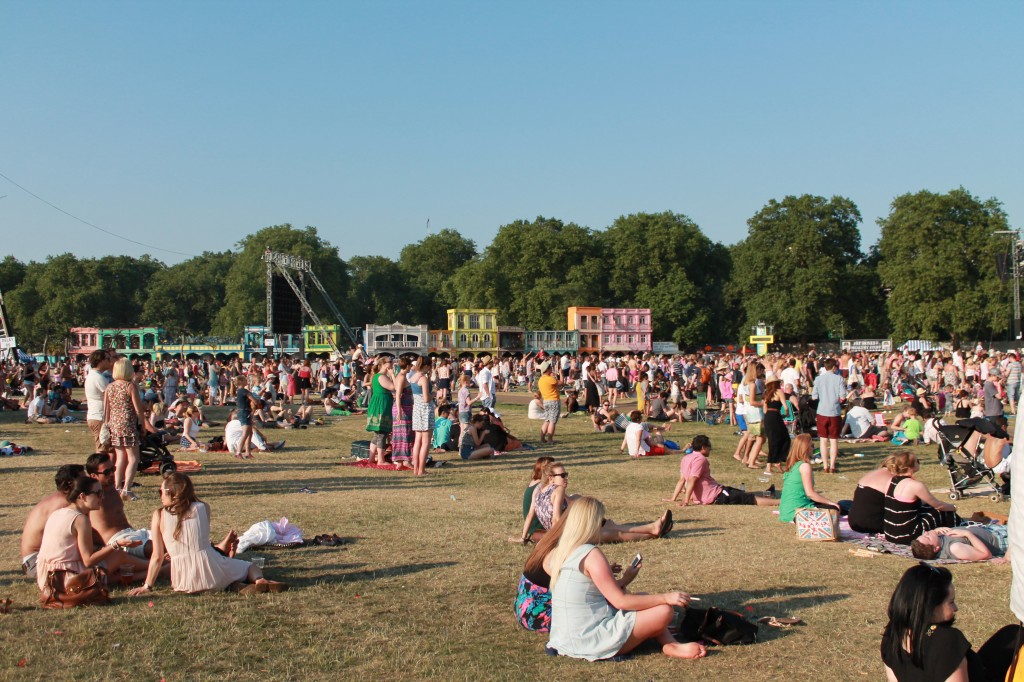 British Summer Time Festival in Hyde Park on family day 