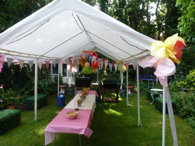 decorated gazebo