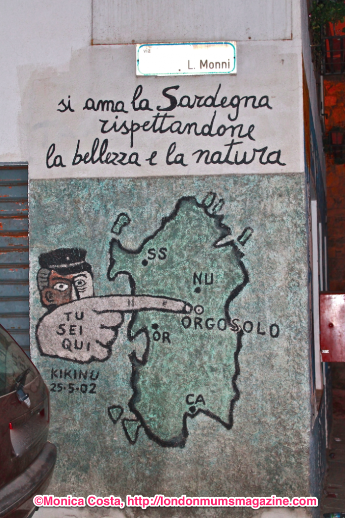 Orgosolo murales Sardinia travel with kids London Mums magazine 1