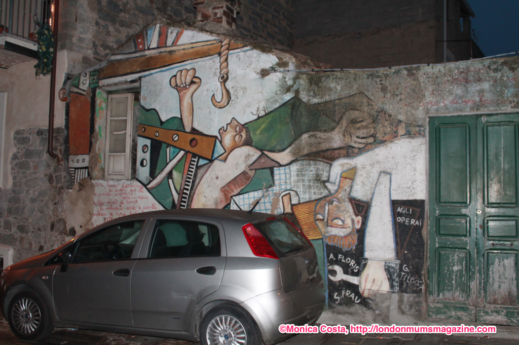 Orgosolo murales Sardinia travel with kids London Mums magazine 4