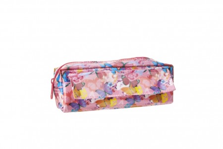 Sainsbury's Butterfly multi pockets pencil case