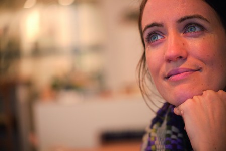 Health in the City woman breast aware