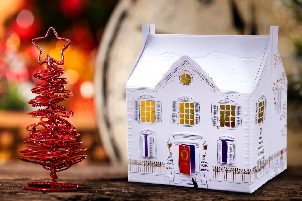 Hallmark 3D Christmas House Luxury Card