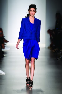 A model walks the runway with TRESemme at the Marissa Webb fashion show during Mercedes-Benz Fashion Week Spring 2015 at The Salon at Lincoln Center on September 4, 2014 in New York City. Photo by Frazer Harrison/Getty Images for Mercedes-Benz