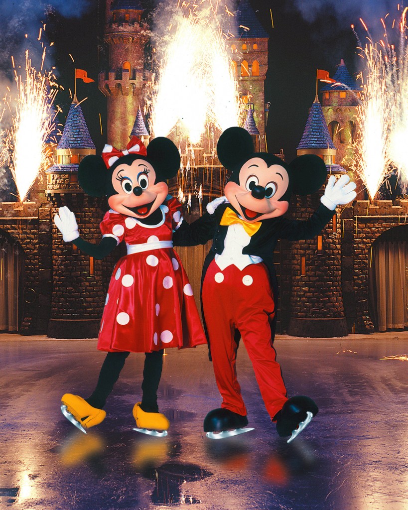 Minnie and Mickey Mouse