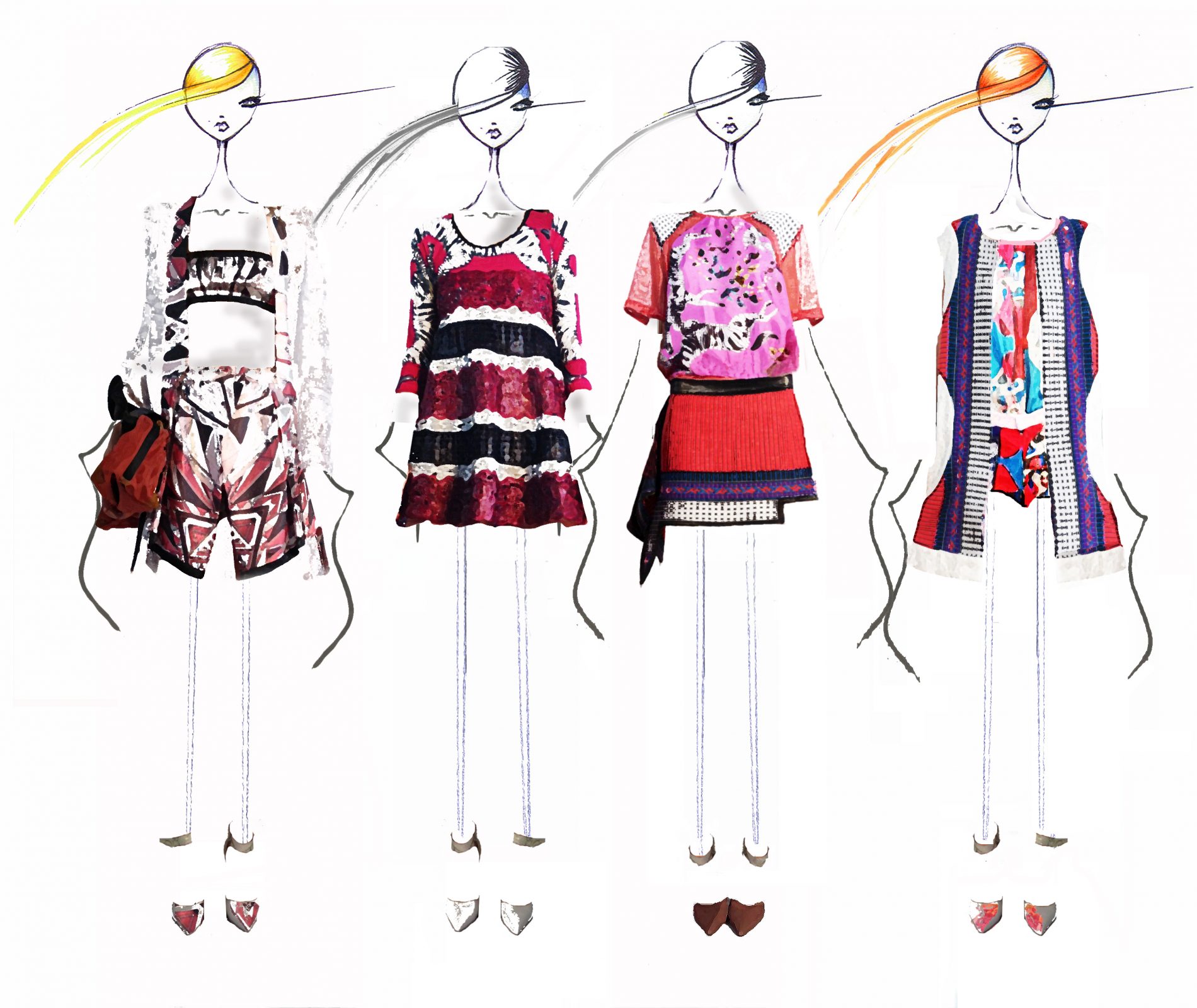 fashion trends spring summer 2015 CUSTO_BARCELONA_SS15_Sketches