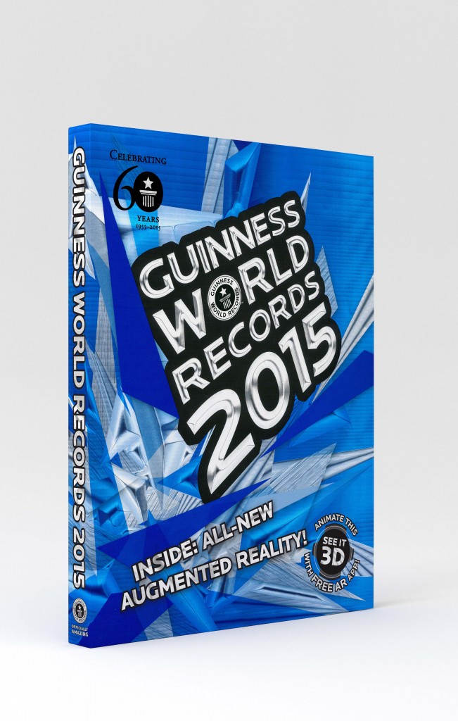 Guinness world of record book 2015 book cover