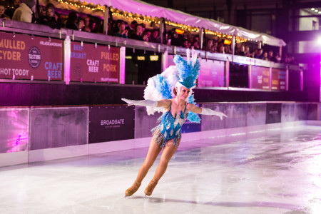 Broadgate Ice Rink Launch party 271114