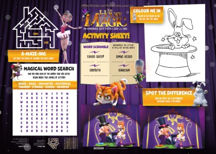House of Magic Activity Sheet 2