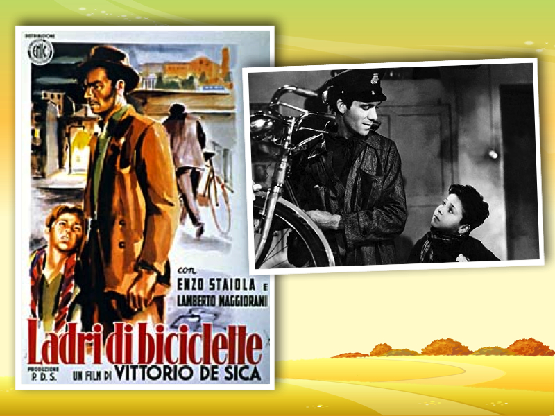 bicycle thieves film collage