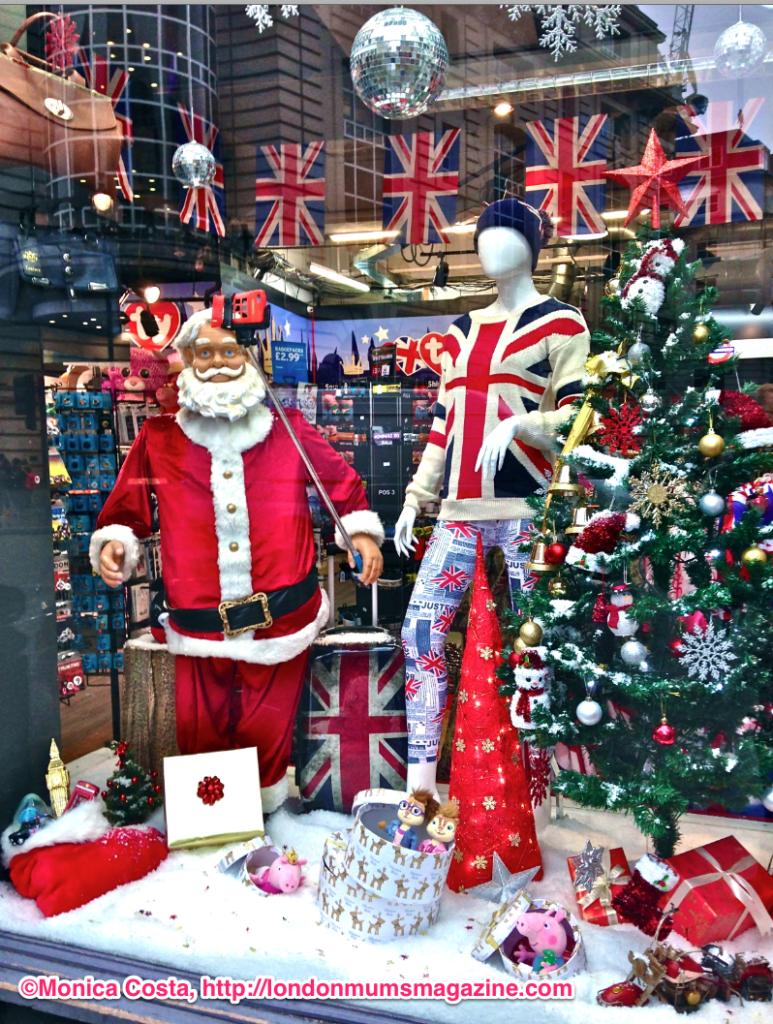 london christmas santa selfie stick