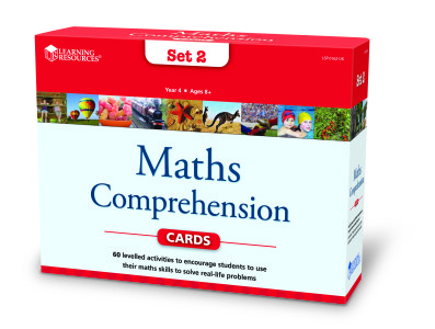 make homework fun maths comprehension cards box