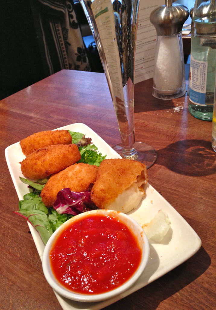 Christmas Menu mozzarella in carrozza