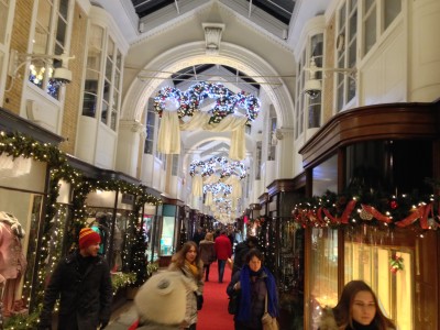 London Christmas 2014 burlington arcade