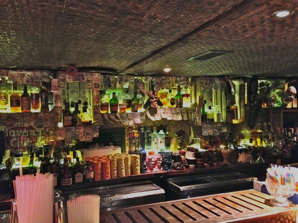 Mahiki dollars at the bar