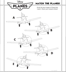 Planes 2 Match the Planes